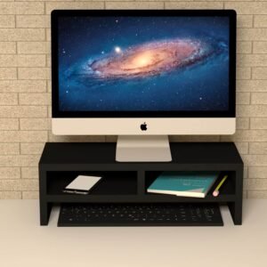 Eliz Black Monitor Riser Stand