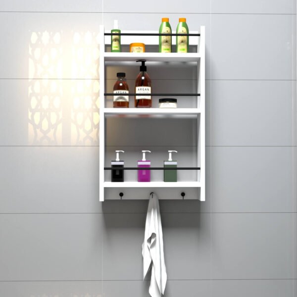 Saree Multipurpose White Suspended Shelf